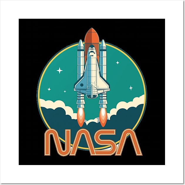 nasa retro Wall Art by gibsonmolly